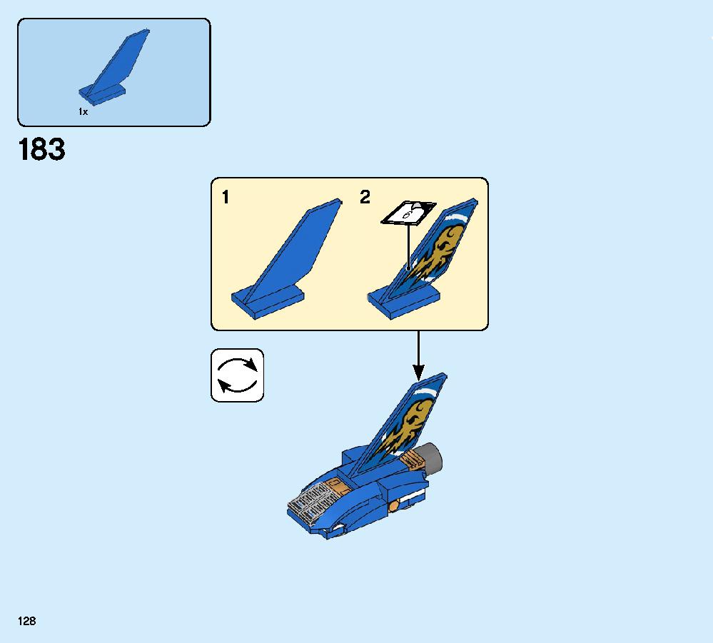 Jay’s Storm Fighter 70668 LEGO information LEGO instructions 128 page