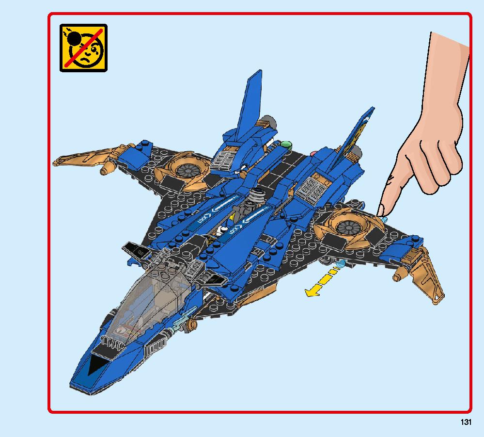 Jay’s Storm Fighter 70668 LEGO information LEGO instructions 131 page