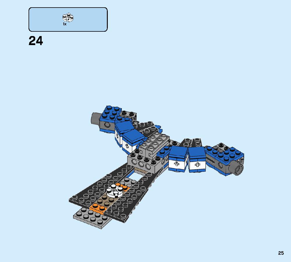 Jay’s Storm Fighter 70668 LEGO information LEGO instructions 25 page