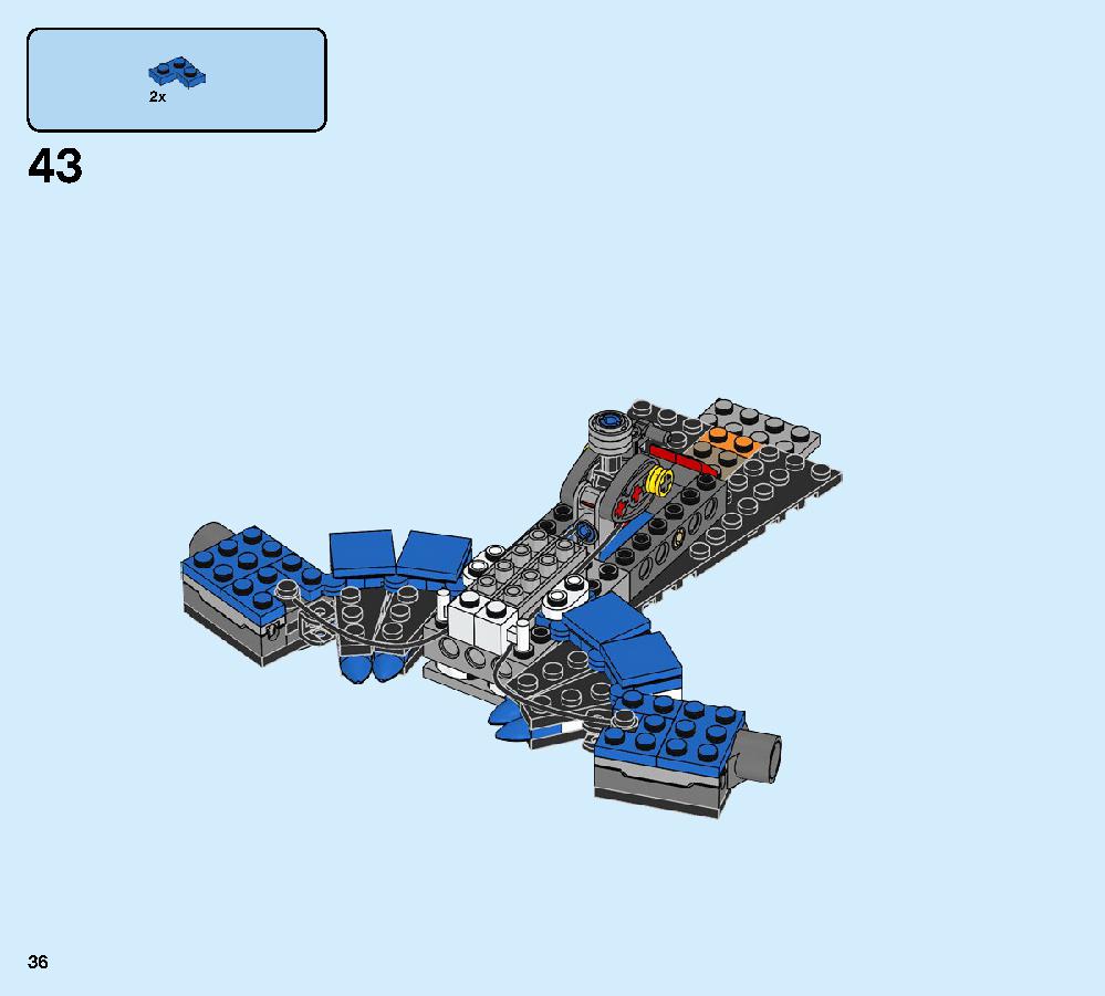 Jay’s Storm Fighter 70668 LEGO information LEGO instructions 36 page
