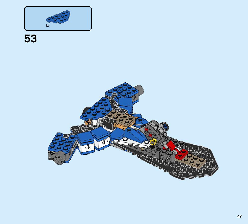 Jay’s Storm Fighter 70668 LEGO information LEGO instructions 47 page