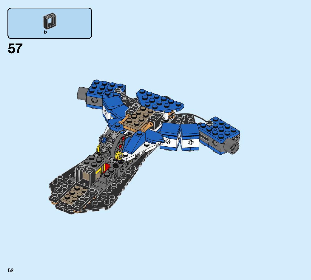 Jay’s Storm Fighter 70668 LEGO information LEGO instructions 52 page