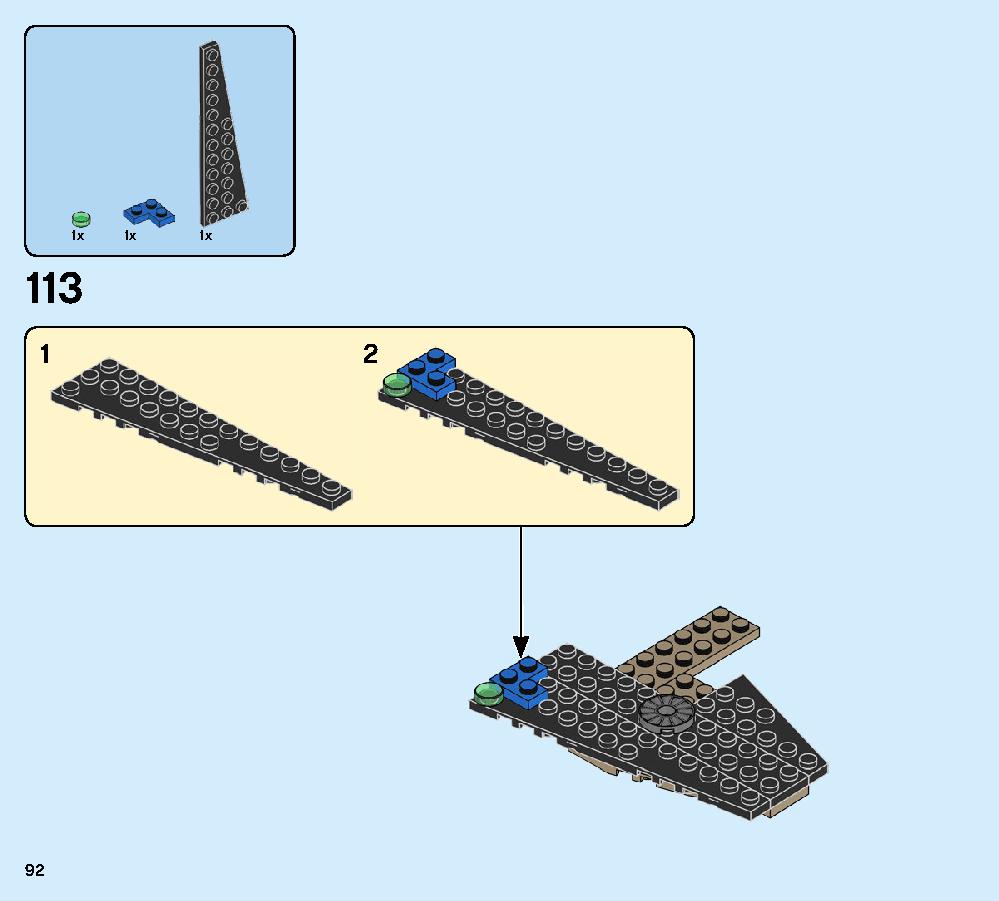 Jay’s Storm Fighter 70668 LEGO information LEGO instructions 92 page