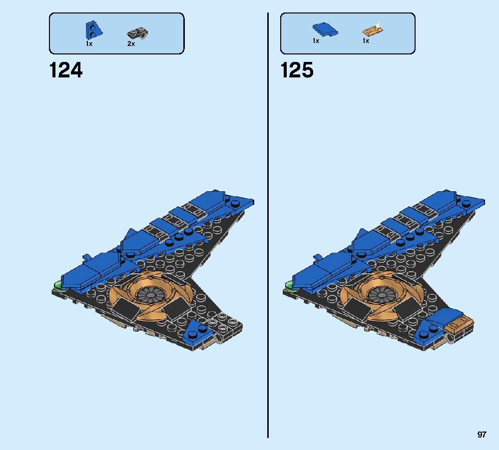 Jay’s Storm Fighter 70668 LEGO information LEGO instructions 97 page