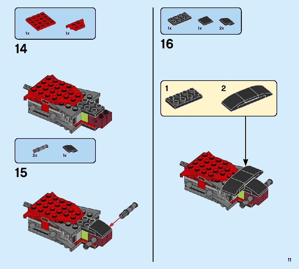 Cole’s Earth Driller 70669 LEGO information LEGO instructions 11 page