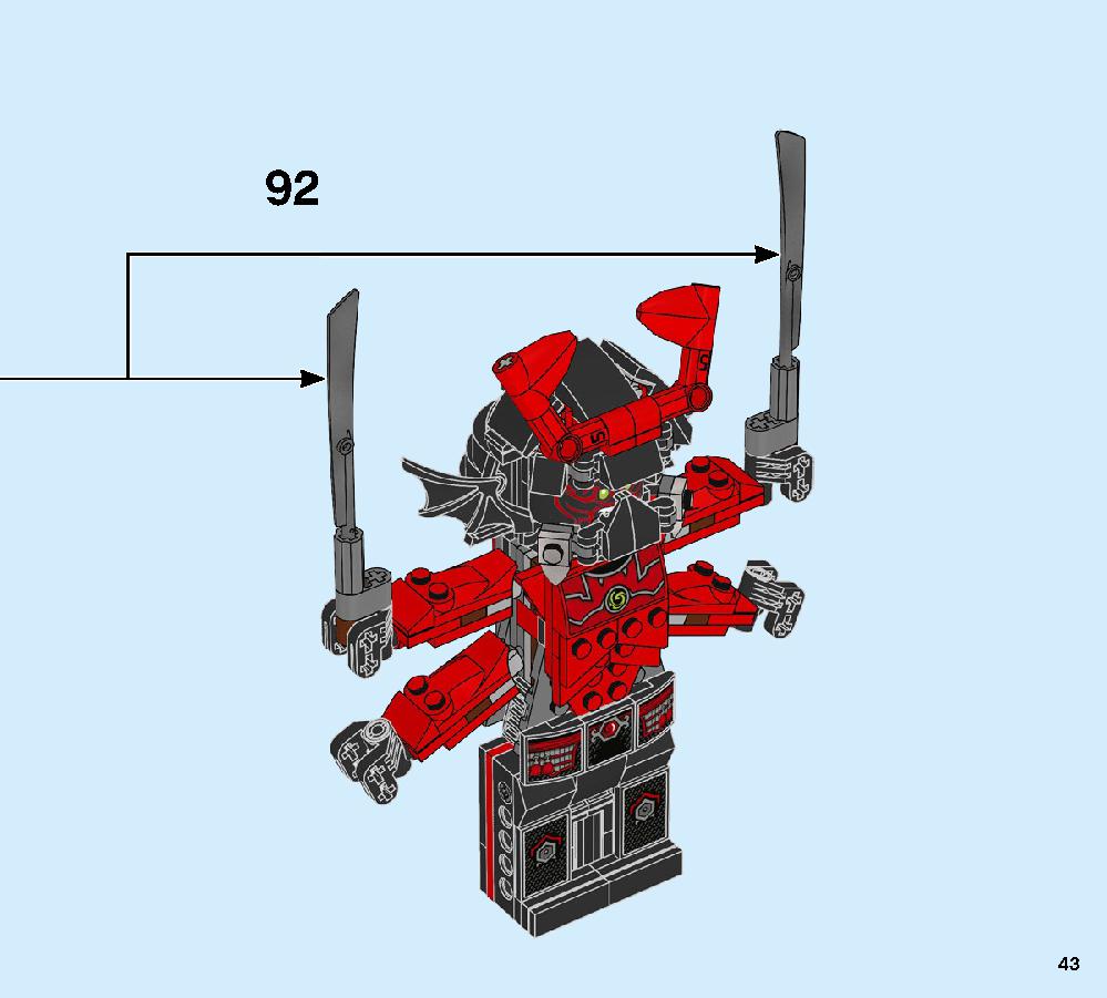 Cole’s Earth Driller 70669 LEGO information LEGO instructions 43 page