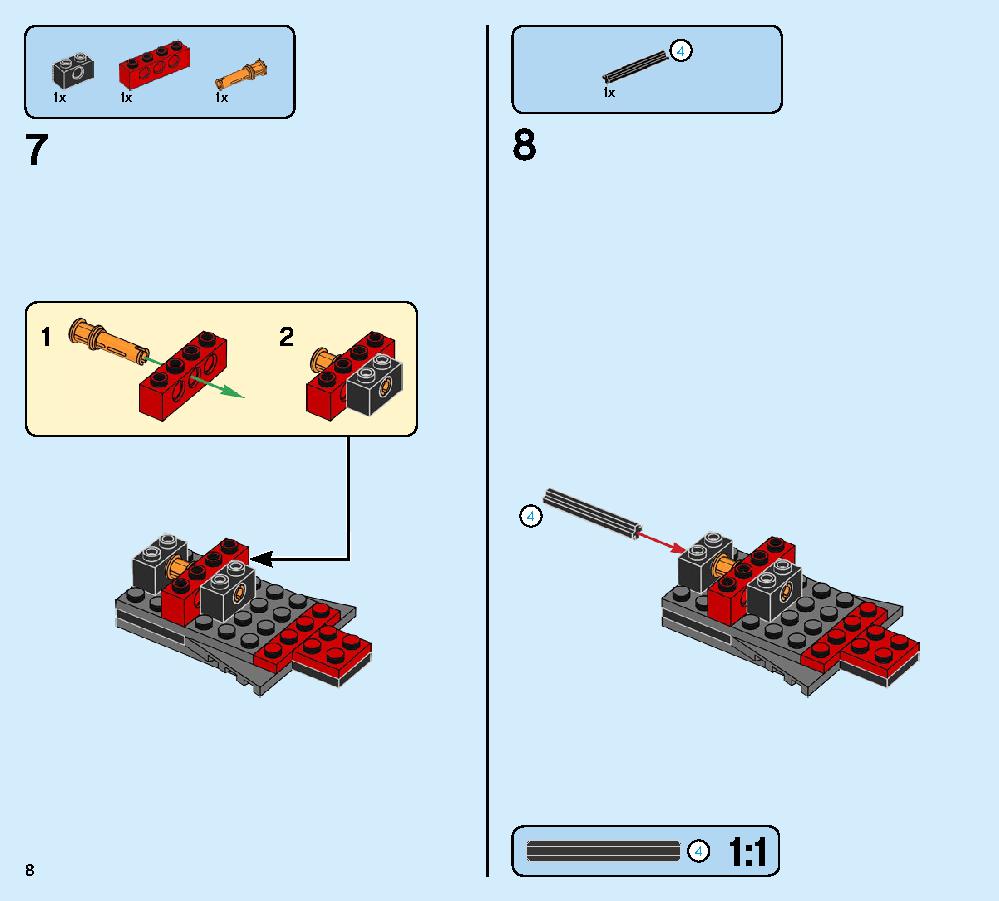Cole’s Earth Driller 70669 LEGO information LEGO instructions 8 page