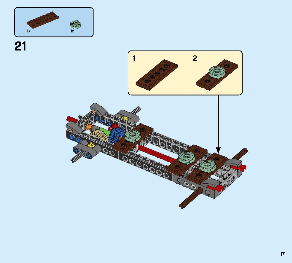 Cole’s Earth Driller 70669 LEGO information LEGO instructions 17 page