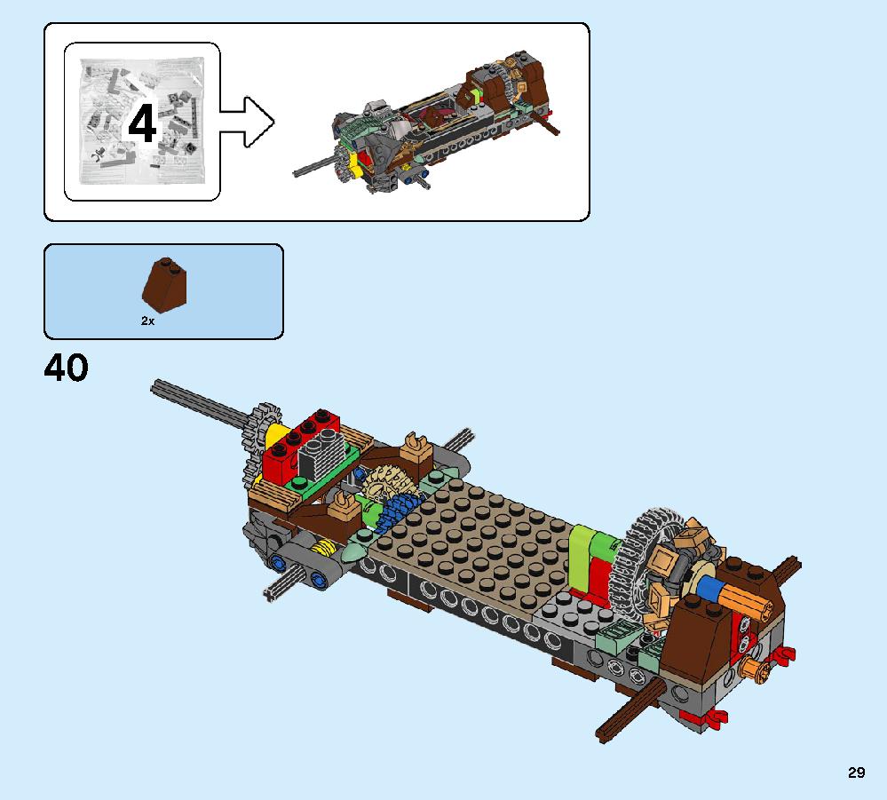 Cole’s Earth Driller 70669 LEGO information LEGO instructions 29 page