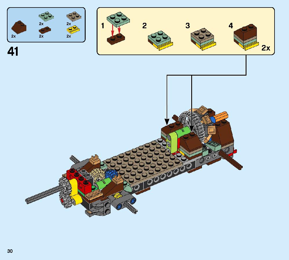 Cole’s Earth Driller 70669 LEGO information LEGO instructions 30 page