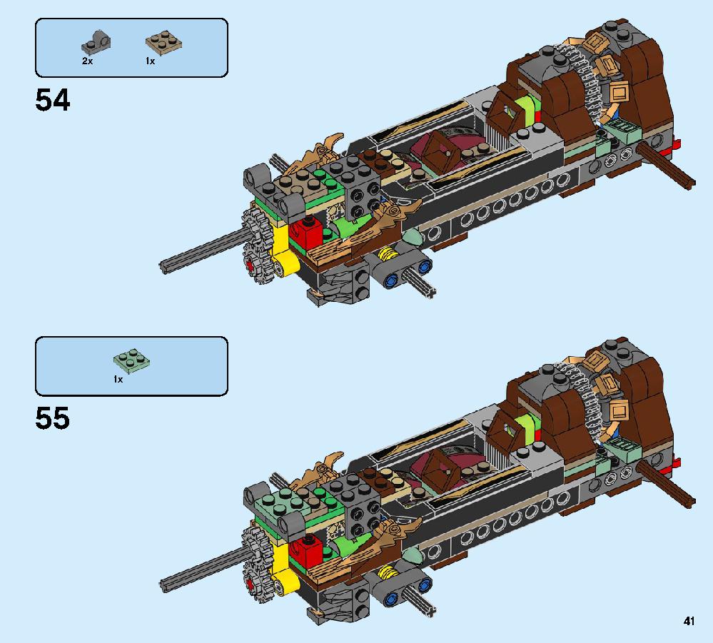Cole’s Earth Driller 70669 LEGO information LEGO instructions 41 page