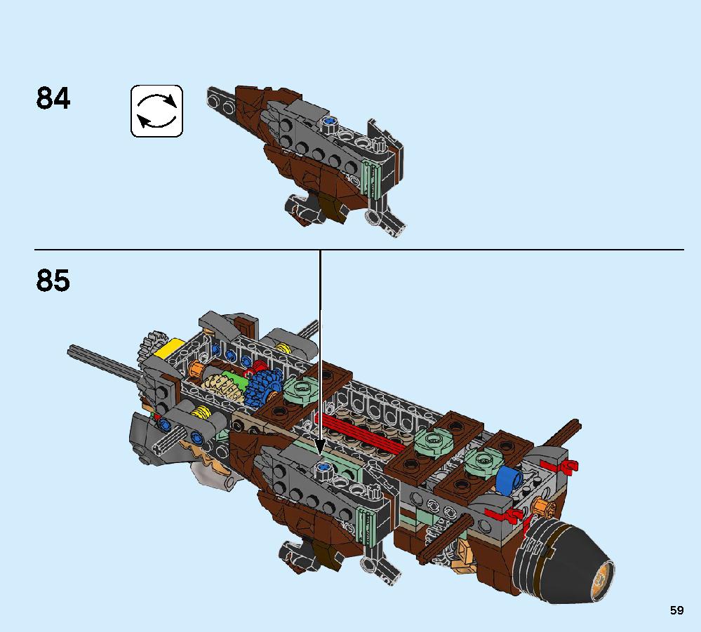 Cole’s Earth Driller 70669 LEGO information LEGO instructions 59 page