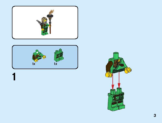 Lloyd's Journey 70671 LEGO information LEGO instructions 3 page