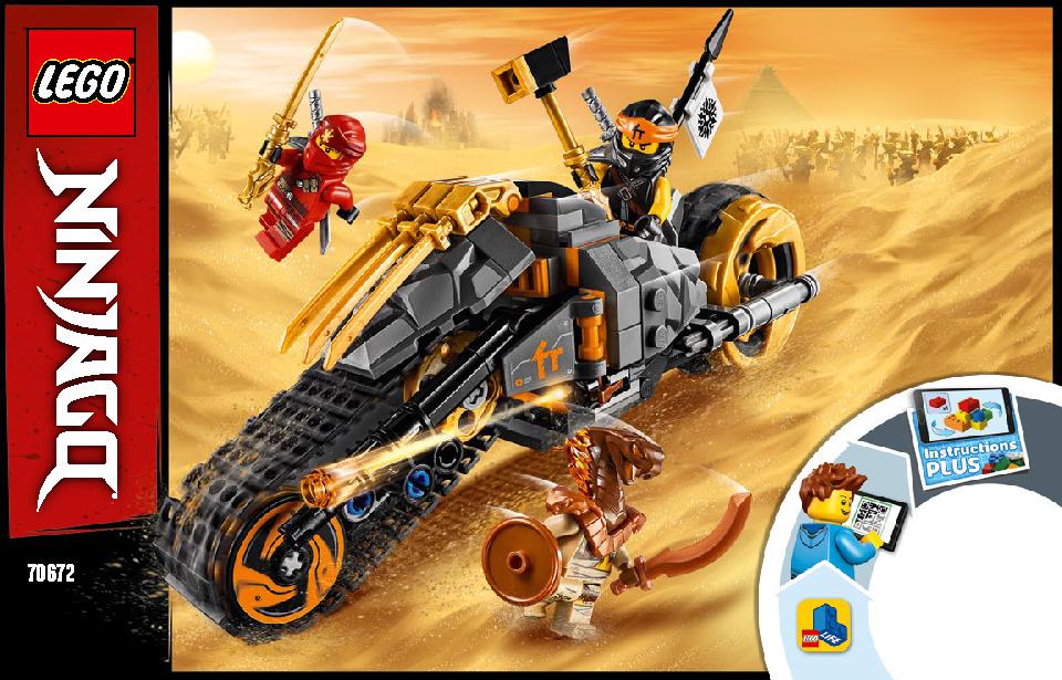 Cole's Dirt Bike 70672 LEGO information LEGO instructions 1 page
