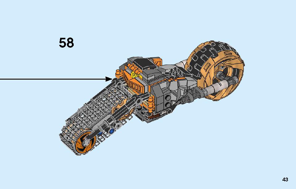 Cole's Dirt Bike 70672 LEGO information LEGO instructions 43 page