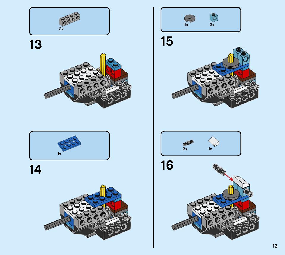 ShuriCopter 70673 LEGO information LEGO instructions 13 page