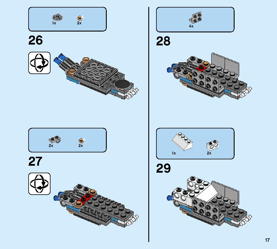 ShuriCopter 70673 LEGO information LEGO instructions 17 page
