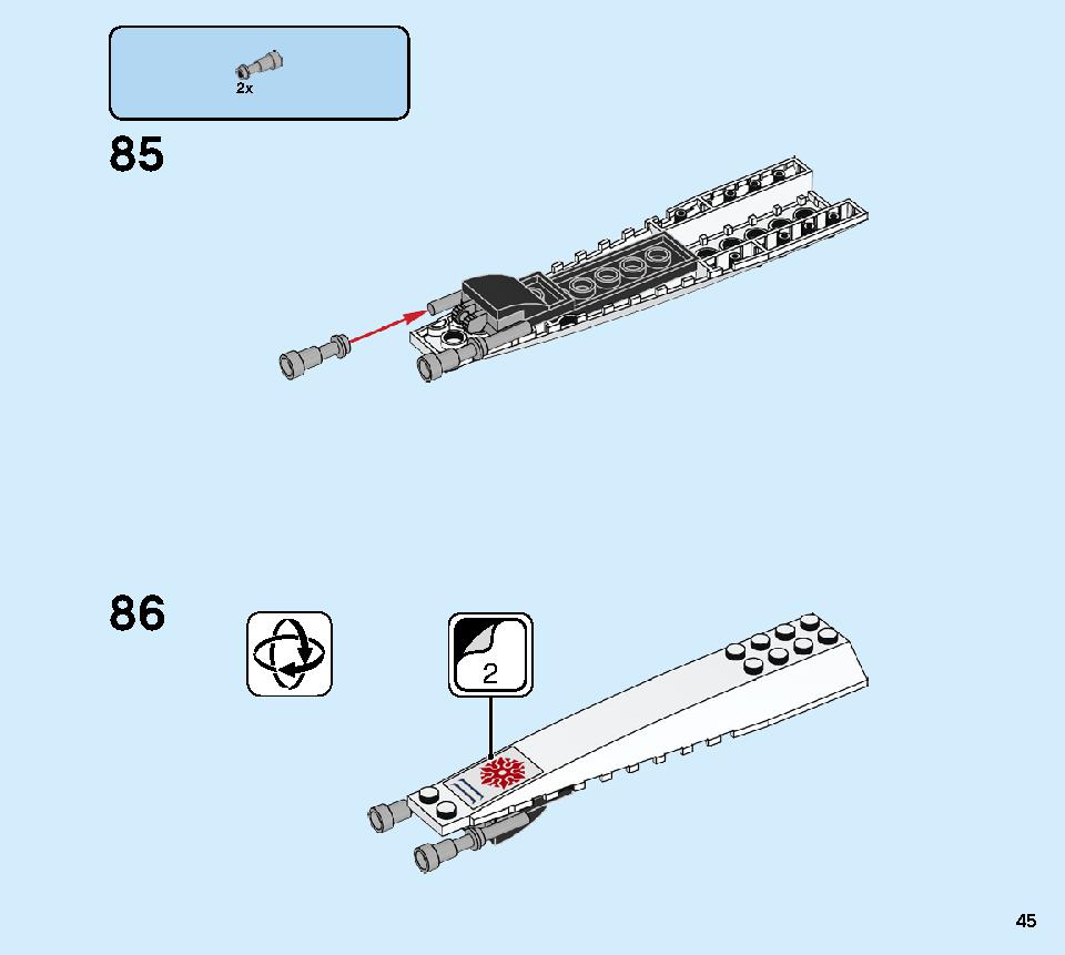 ShuriCopter 70673 LEGO information LEGO instructions 45 page