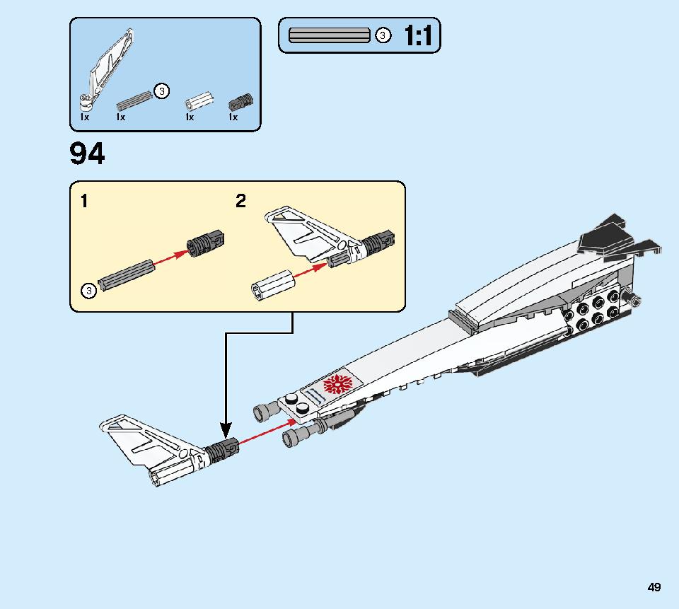 ShuriCopter 70673 LEGO information LEGO instructions 49 page