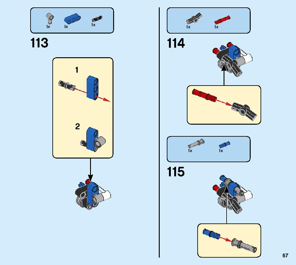 ShuriCopter 70673 LEGO information LEGO instructions 67 page