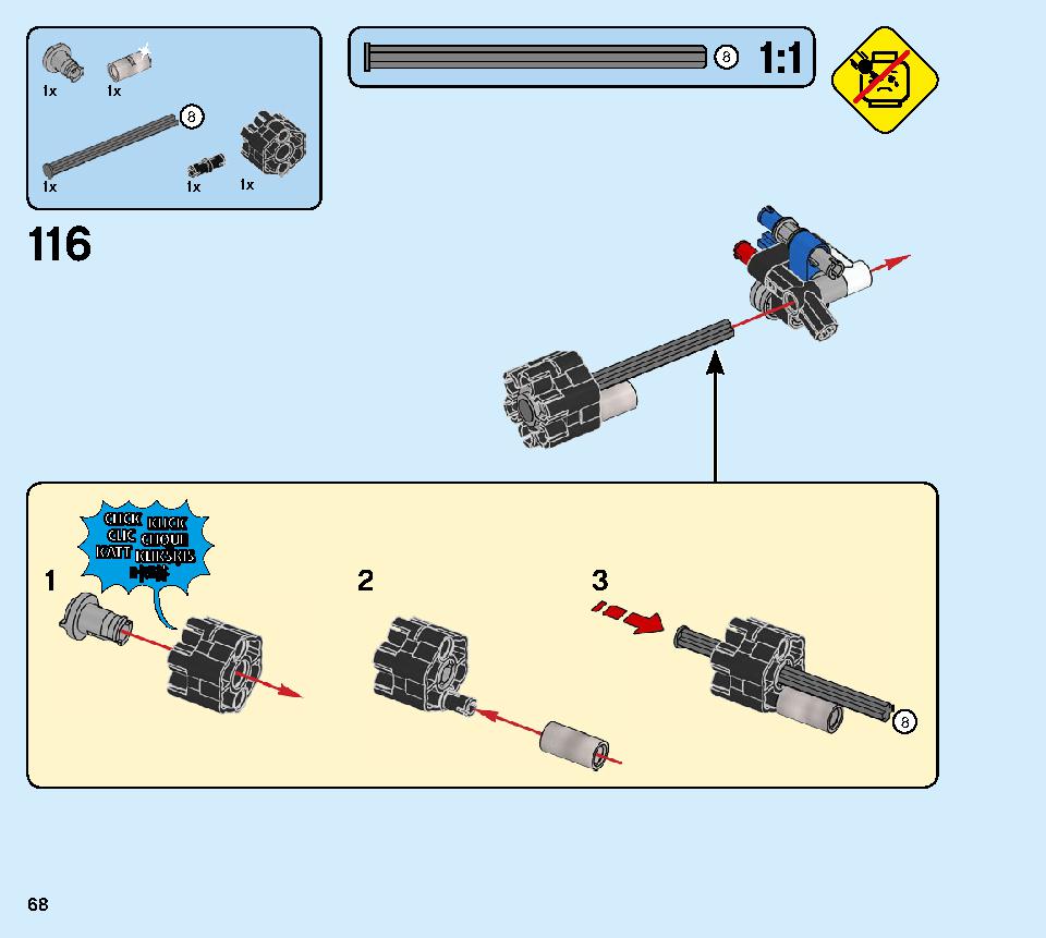 ShuriCopter 70673 LEGO information LEGO instructions 68 page