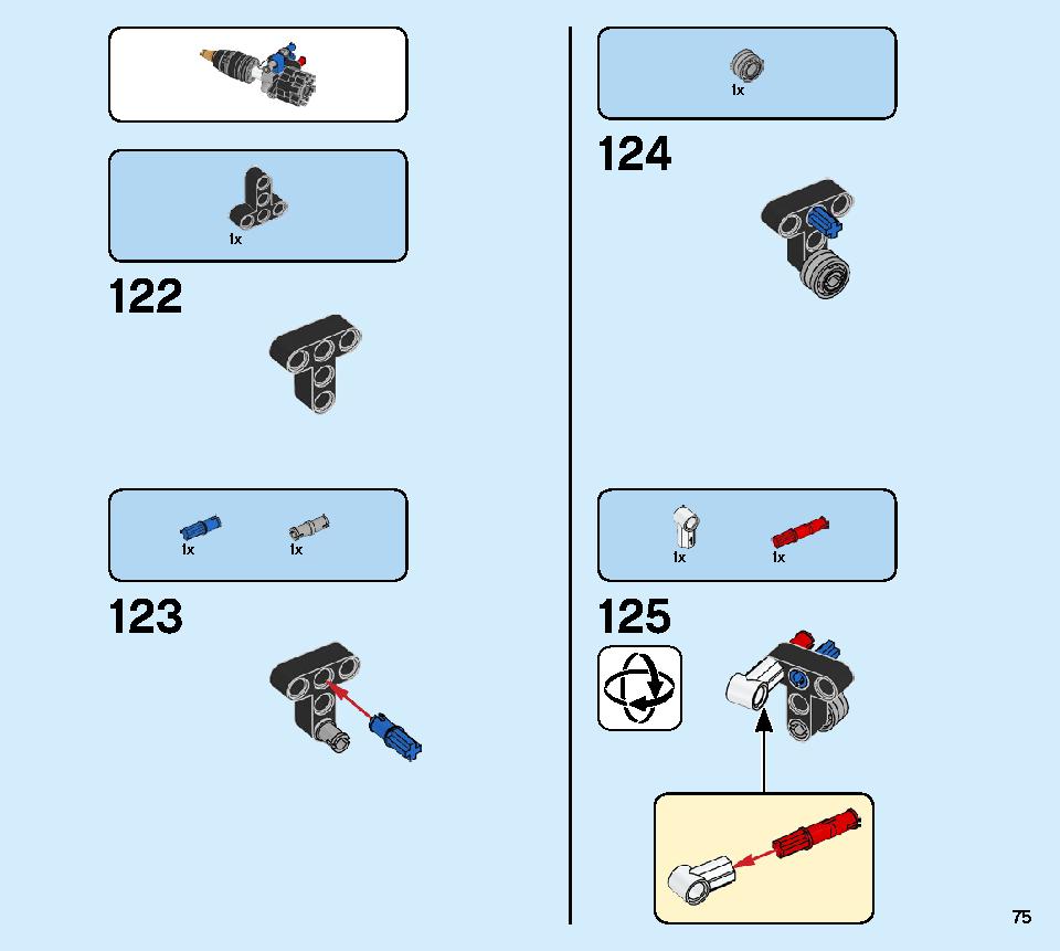 ゼンのアイスバスター 70673 レゴの商品情報 レゴの説明書・組立方法 75 page