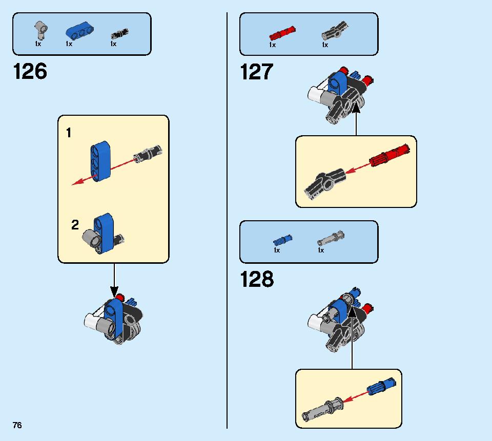 ShuriCopter 70673 LEGO information LEGO instructions 76 page