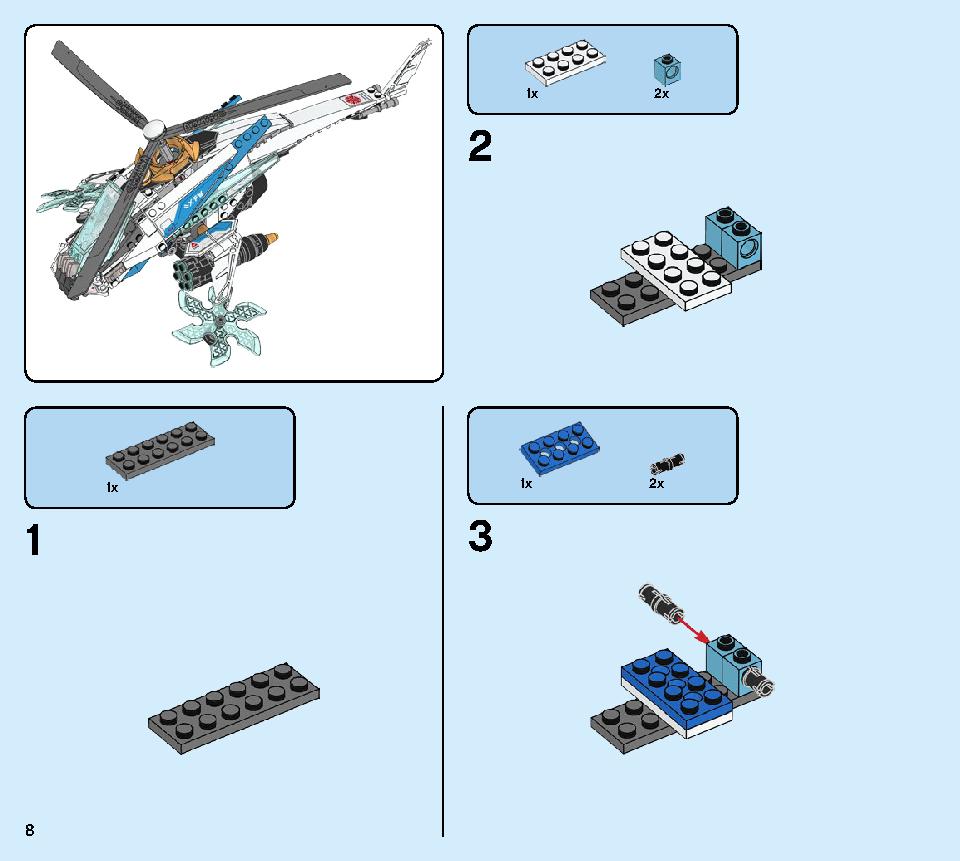 ShuriCopter 70673 LEGO information LEGO instructions 8 page