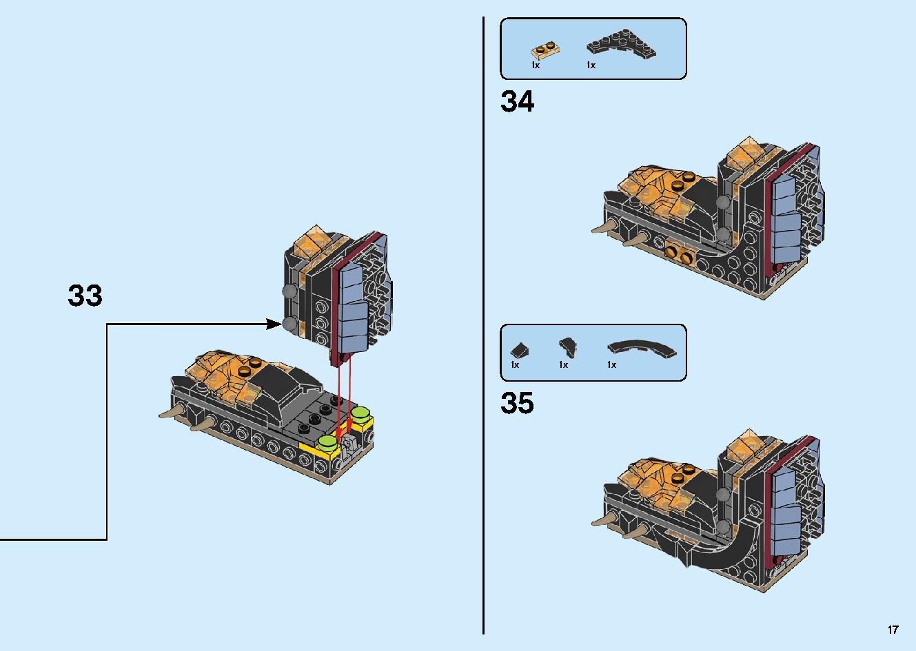 Fire Fang 70674 LEGO information LEGO instructions 17 page