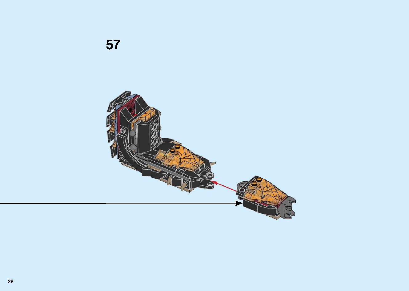 Fire Fang 70674 LEGO information LEGO instructions 26 page
