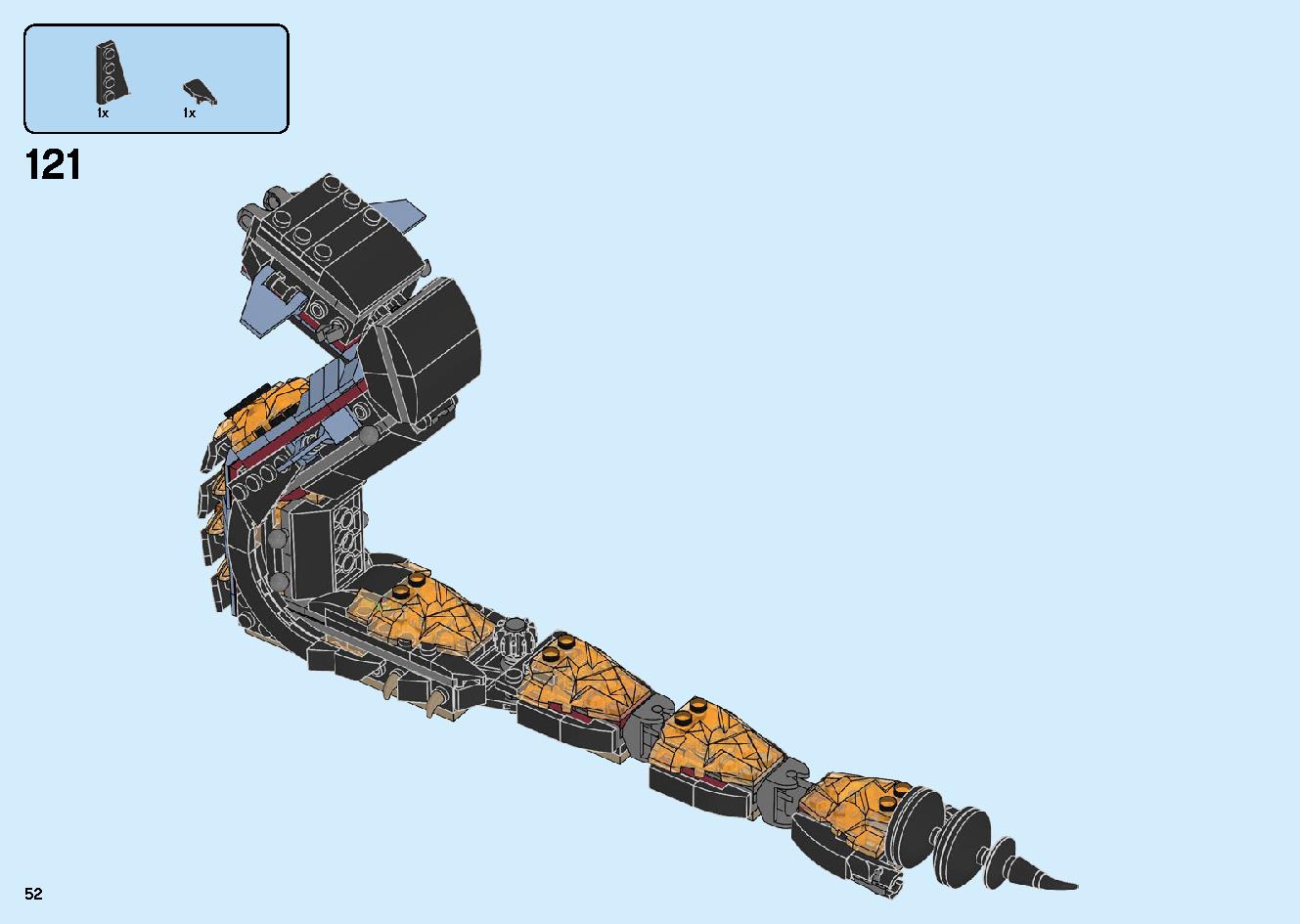 Fire Fang 70674 LEGO information LEGO instructions 52 page