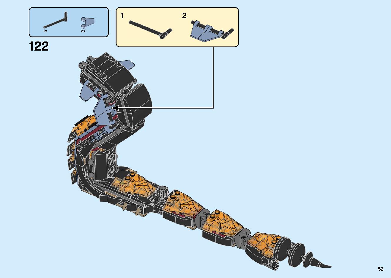Fire Fang 70674 LEGO information LEGO instructions 53 page