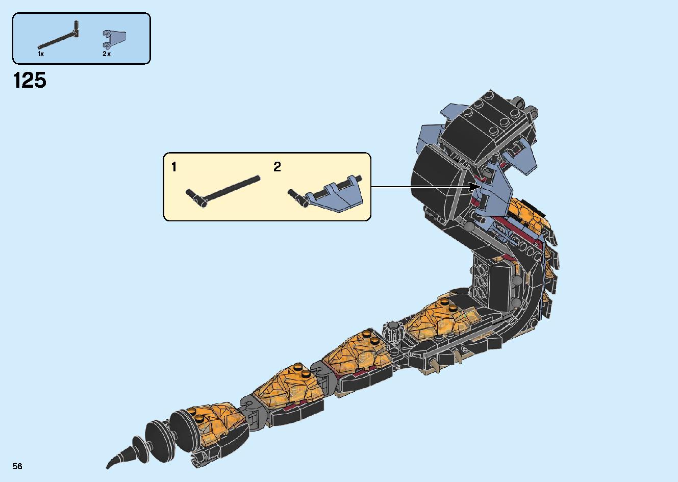 Fire Fang 70674 LEGO information LEGO instructions 56 page