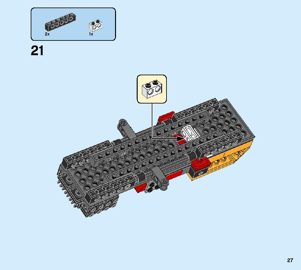 Katana 4x4 70675 LEGO information LEGO instructions 27 page