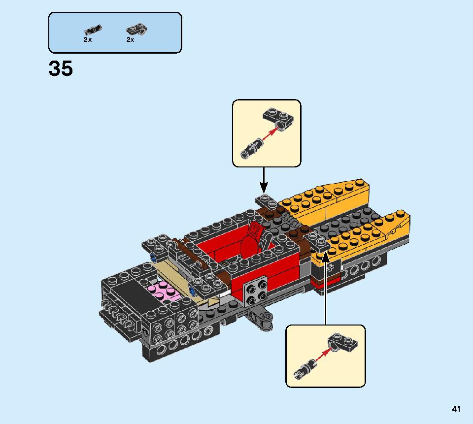 Katana 4x4 70675 LEGO information LEGO instructions 41 page