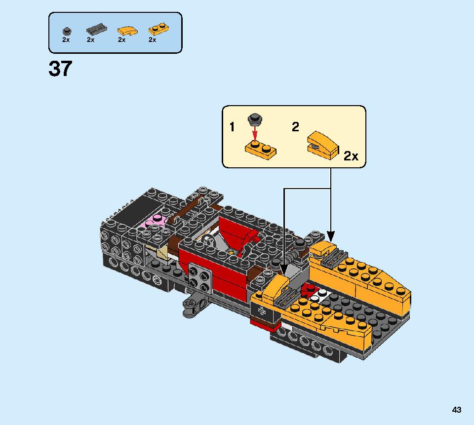 Katana 4x4 70675 LEGO information LEGO instructions 43 page