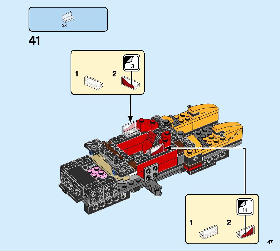 Katana 4x4 70675 LEGO information LEGO instructions 47 page