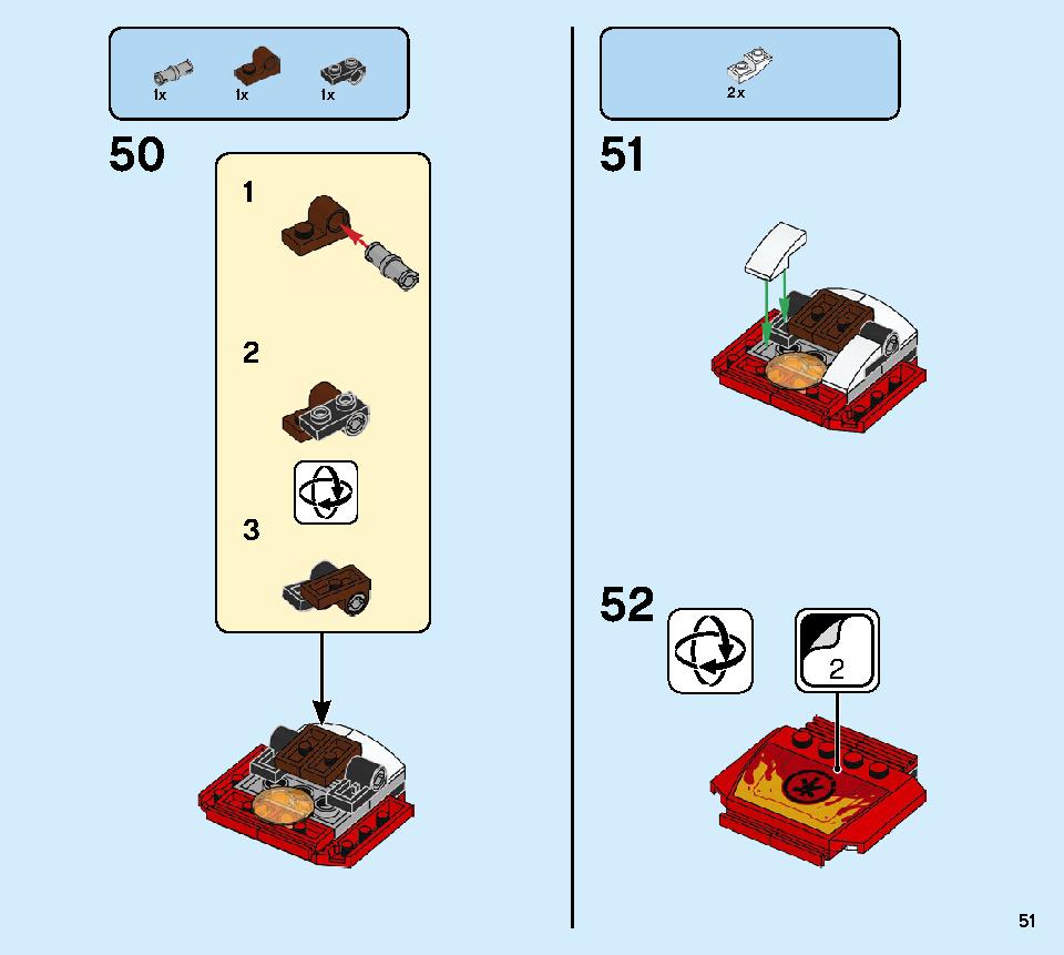 Katana 4x4 70675 LEGO information LEGO instructions 51 page