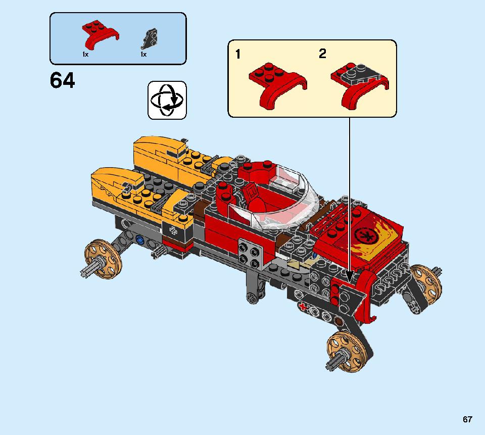 Katana 4x4 70675 LEGO information LEGO instructions 67 page