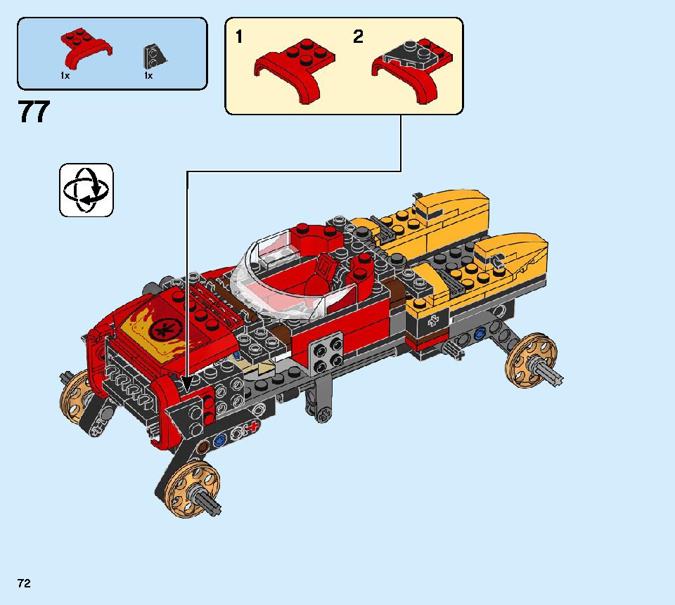 Katana 4x4 70675 LEGO information LEGO instructions 72 page