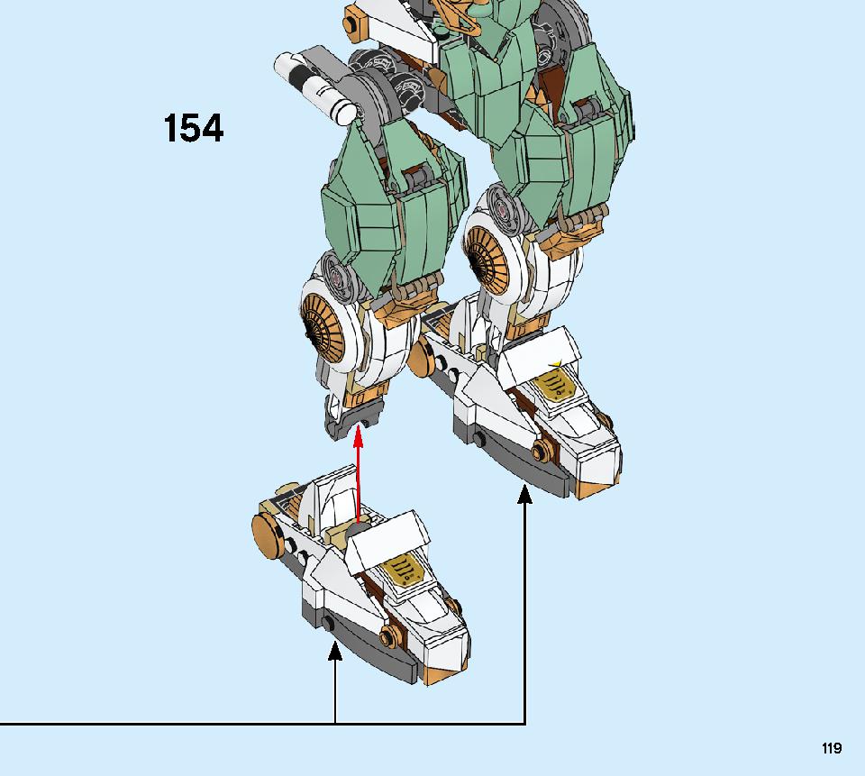 로이드의 타이탄 로봇 70676 레고 세트 제품정보 레고 조립설명서 119 page