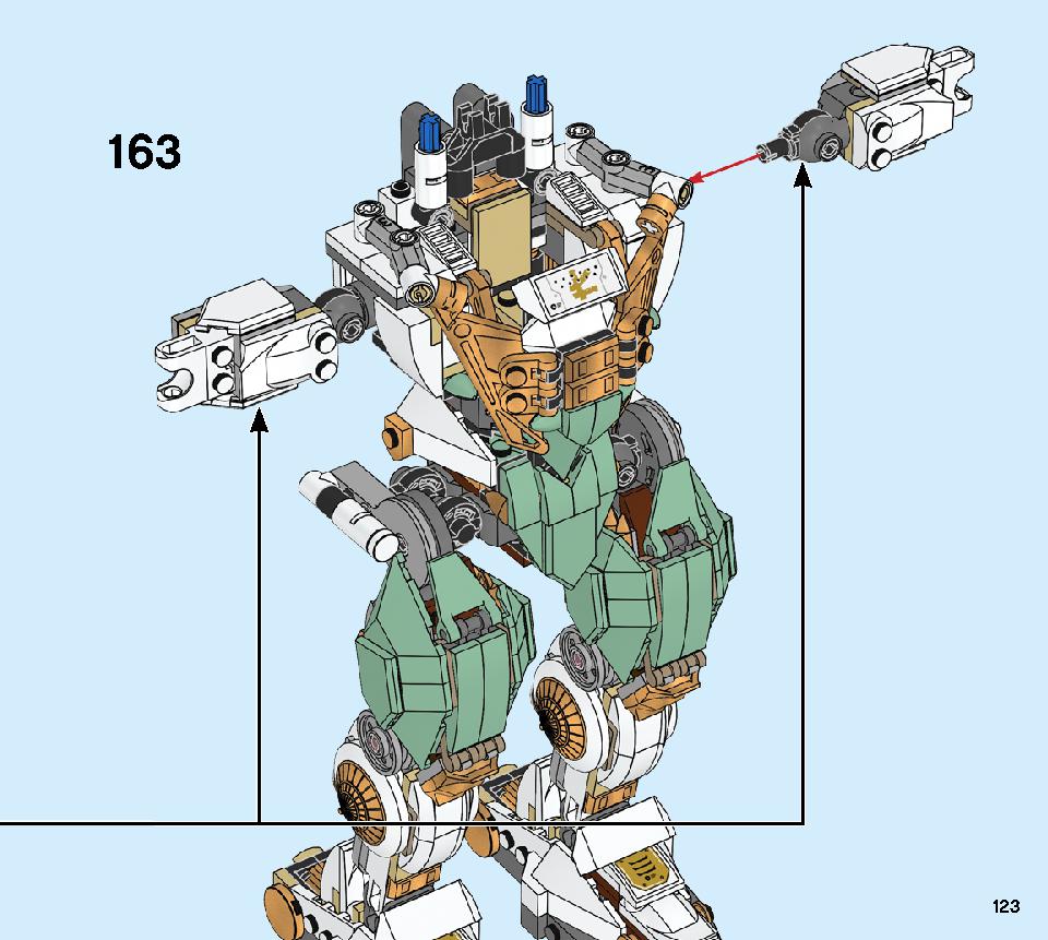 로이드의 타이탄 로봇 70676 레고 세트 제품정보 레고 조립설명서 123 page