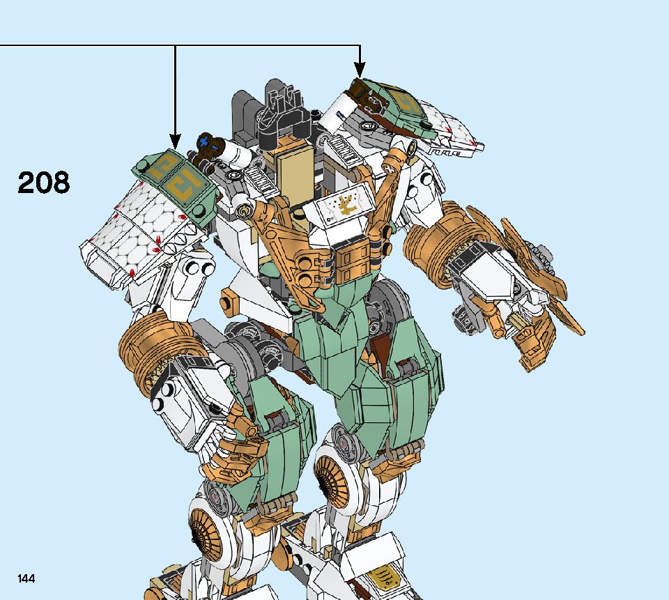 로이드의 타이탄 로봇 70676 레고 세트 제품정보 레고 조립설명서 144 page