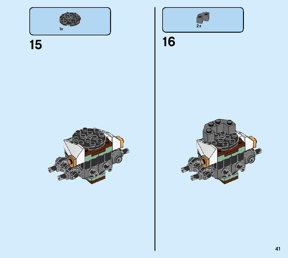Lloyd's Titan Mech 70676 LEGO information LEGO instructions 41 page