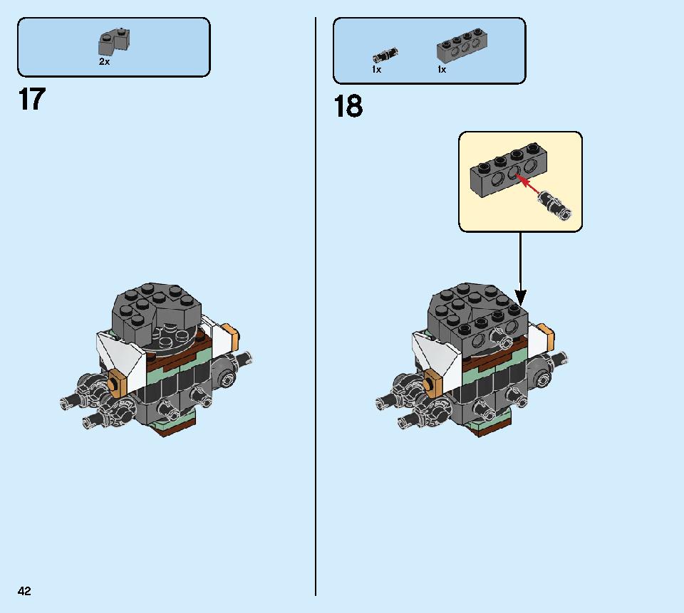 Lloyd's Titan Mech 70676 LEGO information LEGO instructions 42 page