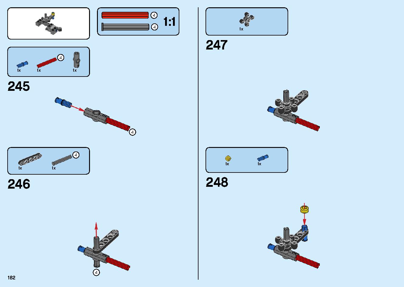 陸上戦艦バウンティ号 70677 レゴの商品情報 レゴの説明書・組立方法 182 page