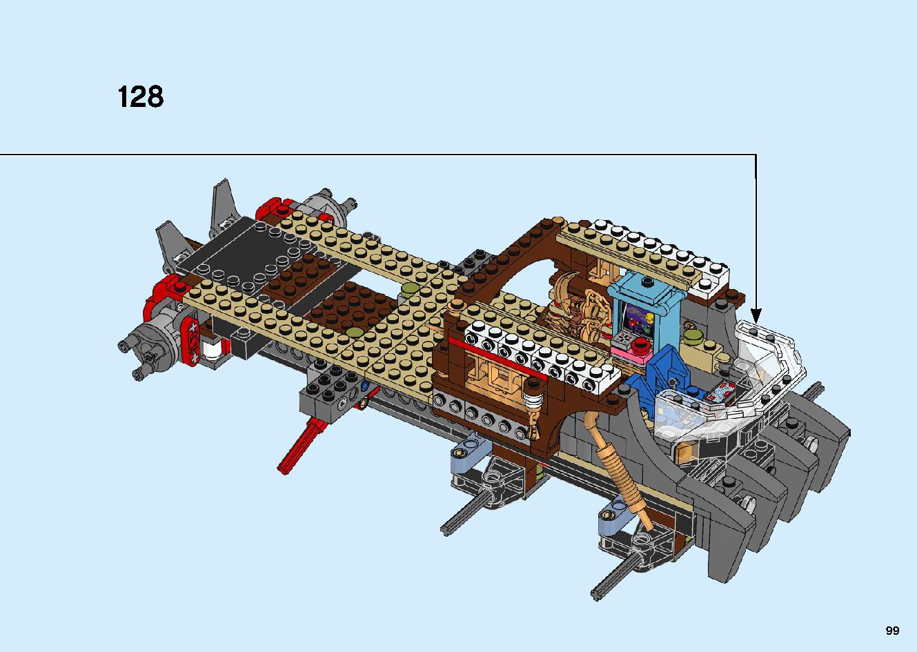 陸上戦艦バウンティ号 70677 レゴの商品情報 レゴの説明書・組立方法 99 page