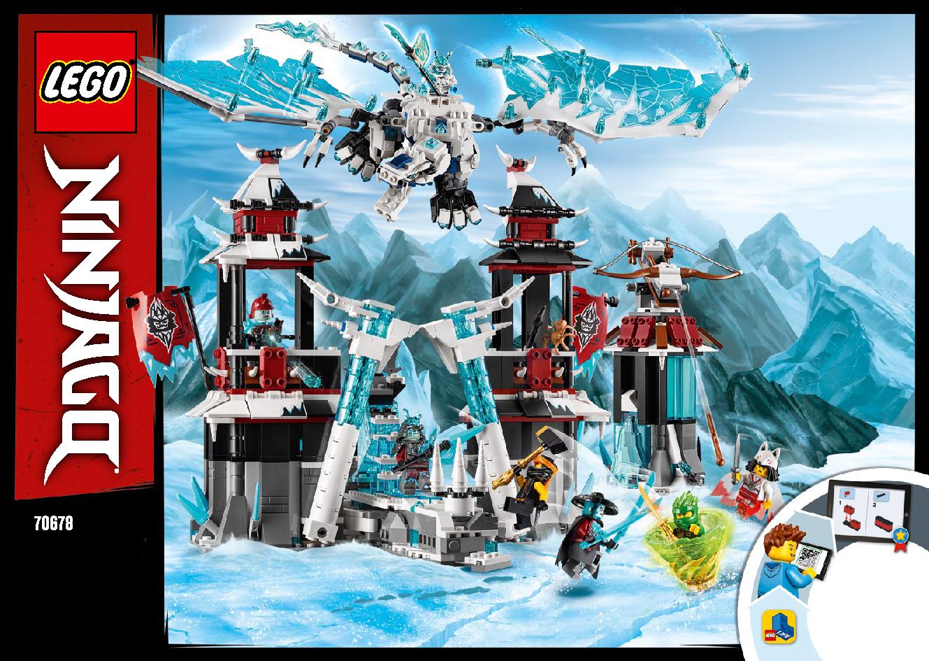魔境のブリザード神殿 70678 レゴの商品情報 レゴの説明書・組立方法 1 page
