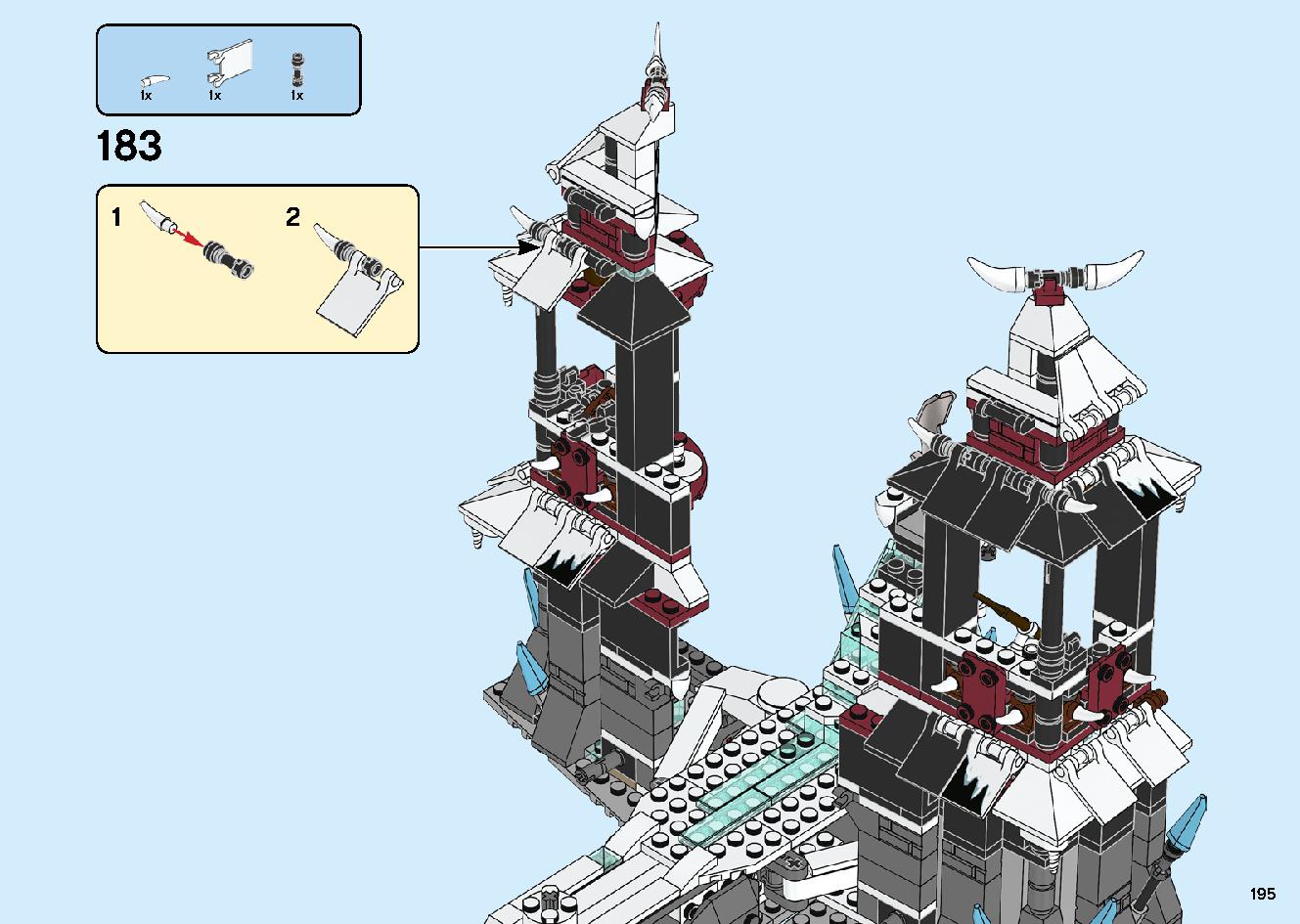 Castle of the Forsaken Emperor 70678 LEGO information LEGO instructions 195 page