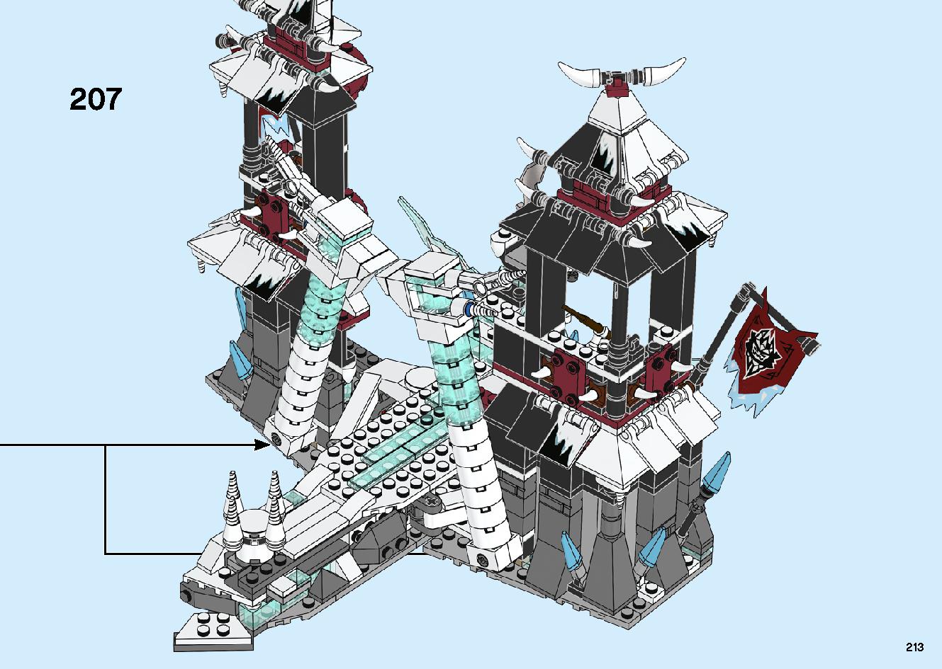Castle of the Forsaken Emperor 70678 LEGO information LEGO instructions 213 page